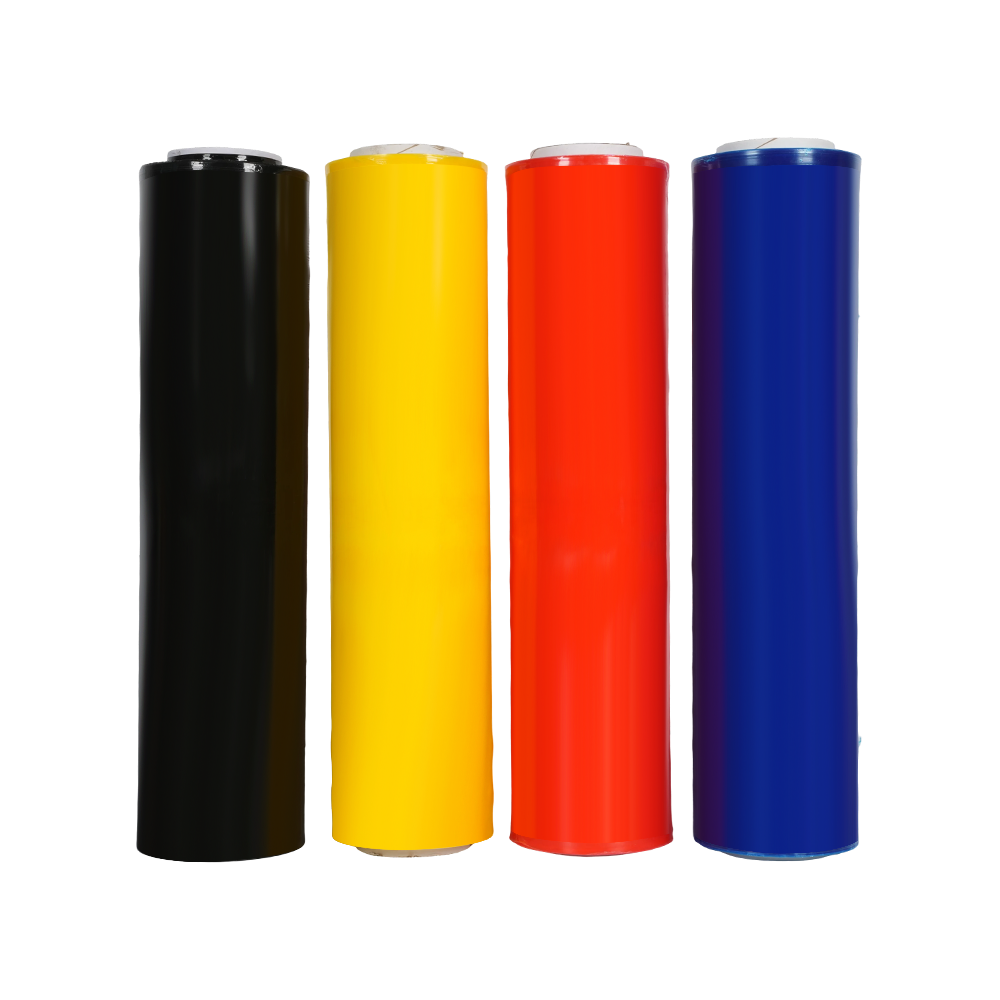 0,015MM-0,045MM Tykkelse Farget stretchomslag